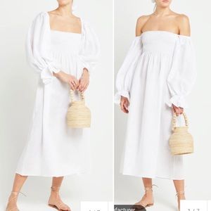 Elegant White Off-Shoulder Dress